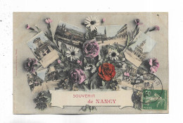 54 - Souvenir De NANCY - Multivues Et Fleurs - Nancy