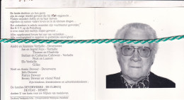 Joris Deverwerre-De Feau, Kortrijk 1912, 2001. Foto - Obituary Notices
