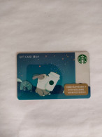 China Gift Cards, Starbucks, 200 RMB, 2020,(1pcs) - Cartes Cadeaux