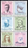 Italia 1978 - Uomini Illustri - Blocco Di 6 V. Nuovo Perfetto - Blocks & Sheetlets