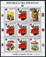 Paraguay ** N° 2213a En Feuillet - Champignons (3 P25) - Mushrooms