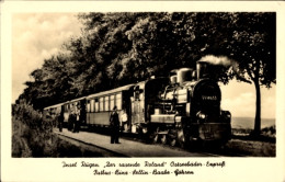 CPA Insel Rügen, Der Rasende Roland, Ostseebäder Express, Dampflokomotive 99 4633 - Other & Unclassified