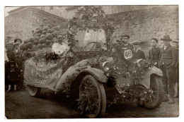 Pezenas Carte Photo Défilé , Automobile , Carnaval , Fetes - Pezenas