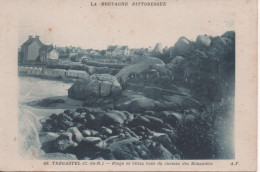 Tregastel Plage Et Villas Vues Du Chemin Des Douaniers - Trégastel