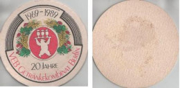 5001098 Bierdeckel Rund - VEB Getränkekombinat Berlin - 1989 - 20 J. - Beer Mats