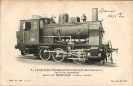 CPA C-Zweizylinder-Nassdampf-Nebenbahn-Tenderlokomotive, Eisenbahn, Hanomag - Trains