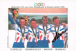 Vélo - Cyclisme - Medaille D Or Jeux Olympique Atlanta 1996 - Capelle - Ermenault - Monin Et Moreau - Ciclismo