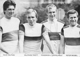 Vélo - Cyclisme - Deutscher Rad Strassen Nationalvierer 1978 - Paltin - Trott - Weibel  Und Loffelholz  - Wielrennen