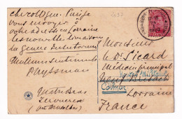 Carte Postale Tervueren Musée Du Congo Hopital Militaire Neuf-Brisach Haut-Rhin Colmar Alsace 1920 - 1922-1927 Houyoux