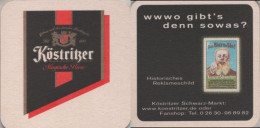 5005474 Bierdeckel Quadratisch - Köstritzer - Beer Mats