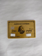 China, American Express,(1pcs) - Cartes De Crédit (expiration Min. 10 Ans)