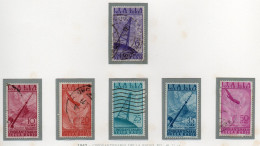 Italia 1947 Lotto Posta Aerea  7 Valori - Luchtpost