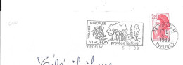 Lettre Entière Flamme 1989 Viroflay Yvelines - Maschinenstempel (Werbestempel)