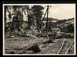 AK Erla, Unwetterkatastrophe Am 6.7.1931, Zerstörungen Im Ort  - Overstromingen