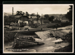 AK Johanngeorgenstadt, Brückeneinsturz In Wittigstal, Zerstörung Durch Die Unwetterkatastrophe Am 6. Juli 1931  - Overstromingen