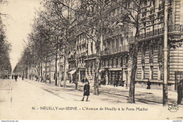 92 NEUILLY SUR SEINE L'AVENUE DE NEUILLY A LA PORTE MAILLOT - Neuilly Sur Seine