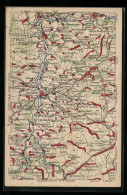 AK Leisnig, Landkarte Von Leisnig Bis Burkersdorf  - Maps