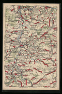 AK Leisnig, Landkarte Von Leisnig Bis Burkersdorf  - Maps