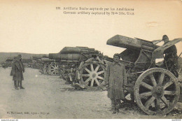ARTILLERIE BOCHE CAPTUREE PAR LES AMERICAINS - Guerre 1914-18
