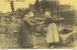 REPRODUCTION LE BRETAGNE PITTORESQUE  CHEZ NOS REBOUTEURS LA DECOMPTEUSE DU POULDU - Personnages