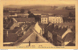 21 ARNAY LE DUC VUE COTE EST SUR LA GARE ET L'ETANG FOUCHE - Arnay Le Duc