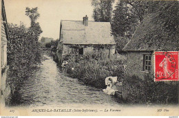 76 ARQUES LA BATAILLE LA VARENNE ANIMEE LAVANDIERES - Arques-la-Bataille