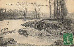 77 VAIRES LE BRECHE DU CANAL CAUSE INITIALE DE L'INONDATION DE CHELLES - Vaires Sur Marne