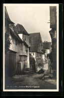 AK Wimpfen, Blick In Die Strasse Untere Blauturmgasse  - Bad Wimpfen