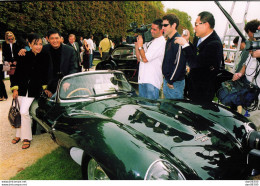 JAGUAR XK 55 DE STEVE MC QUEEN AU LOUIS VUITTON CLASSIC 2003 PHOTO DE PRESSE ANGELI - Automobiles