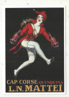 Cp, Publicité, Ed. Clouet, 2021, CORSE, Alcool, L.N. Matteï, Cap Corse, Vin Au Quinquina, Vierge - Reclame