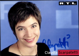 CPA Schauspielerin Claudia Scarpatetti, Portrait, Autogramm, RTL - Schauspieler