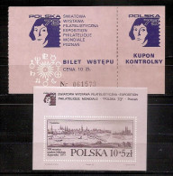 POLAND 1973●World Philatelic Exhibition Polska 73●Mi Bl.56 MNH - Ongebruikt