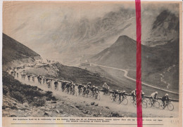 Koers Wielrennen , Beklimming Galibier ,Tour De France - Orig. Knipsel Coupure Tijdschrift Magazine - 1939 - Non Classés