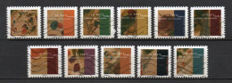 - FRANCE Adhésifs N° 1968/78 Oblitérés - Série Complète VASSILY KANDINSKY 2021 (11 Timbres) - Tableau Dans Le Cercle - - Used Stamps