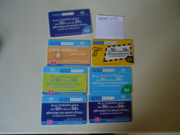 GREECE USED  PHONCARDS  LOT OF 7  FREE SHIPPING - Greece