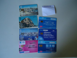 GREECE USED  PHONCARDS  LOT OF 7  FREE SHIPPING - Griekenland