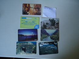GREECE USED  PHONCARDS  LOT OF 7  FREE SHIPPING - Greece
