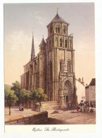 CPSM/CPM 10.5x15 Vienne POITIERS Eglise Ste Radegonde Repro D'une Lithogragraphie Original à La Librairie Le Bouquiniste - Poitiers