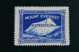 Everest 1924 Vignette Réplique Moderne Modern Replica Irvine Mallory Expedition Himalaya Mountaineering Escalade - Fantasy Labels
