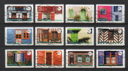 - FRANCE Adhésifs N° 2169/80 Oblitérés - Série Complète LES HABITATS TYPIQUES 2022 (12 Timbres) - - Used Stamps