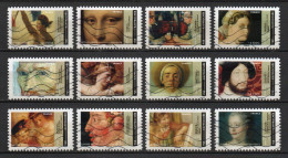 - FRANCE Adhésifs N° 2190/2201 Oblitérés - Série Complète LES CHEFS D'OEUVRE DE L'ART 2022 (12 Timbres) - - Used Stamps