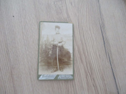 P6 Photo Originale Miltaria CDV  Tolédano Constantine Zouave ? Spahi? 3 Au Col Armée D'Afrique - Krieg, Militär