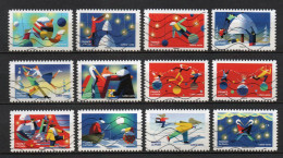 - FRANCE Adhésifs N° 2214/25 Oblitérés - Série Complète LES TIMBRES FÉÉRIQUES 2022 (12 Timbres) - - Oblitérés