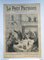 Le Petit Parisien N°245 - 15 Octobre 1893 - Amiral Avelane Sur Le Vaisseau Amiral « Empereur Nicolas 1er » - 1850 - 1899