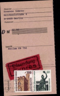Michel Nr. 795, 799 Auf Eilboten-Postanweisungs-Empfängerabschnitt - Autres & Non Classés