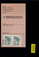 Michel Nr. 796 (2) Auf Postanweisungs-Empfängerabschnitt - Autres & Non Classés