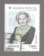 FRANCE 2020 JACQUELINE DE ROMILLY OBLITERE A DATE YT 5380 - Oblitérés