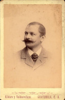 Guatemala, Homme Mustachu Elegant, Aristocratie, Dedicace, Photo Kildare Y Valdeavellano, 1893 - Anciennes (Av. 1900)