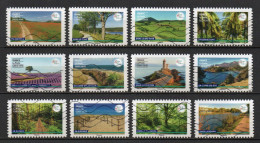 - FRANCE Adhésifs N° 2308/19 Oblitérés - Série Complète RANDONNÉES PÉDESTRES 2023 (12 Timbres) - - Used Stamps