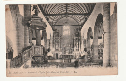 29 . ROSCOFF . Intérieur De  L'Eglise Notre Dame De Croaz Batz  1928 - Roscoff